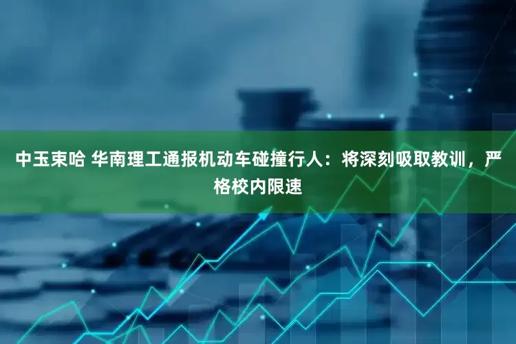 中玉束哈 华南理工通报机动车碰撞行人：将深刻吸取教训，严格校内限速